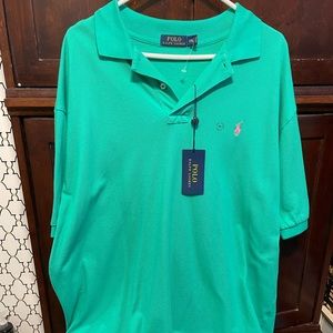 Green brand new XXL polo
